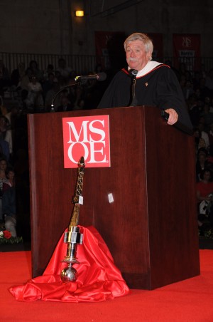 Pat Coffey at MSOE Commencement
